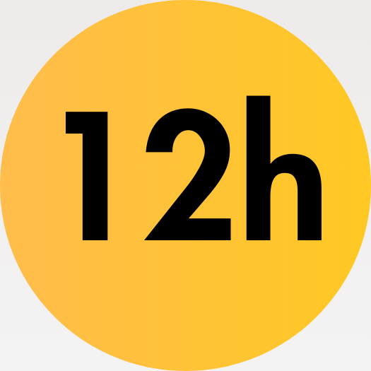 12 Stunden